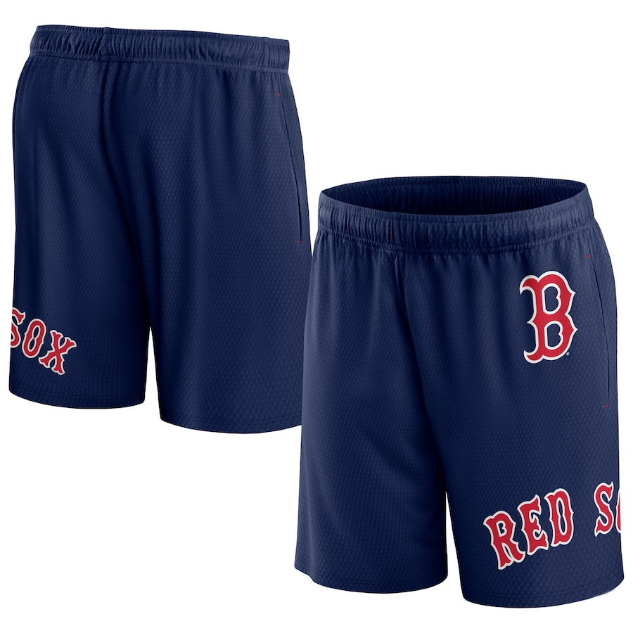 Men's Boston Red Sox Navy Clincher Mesh Shorts